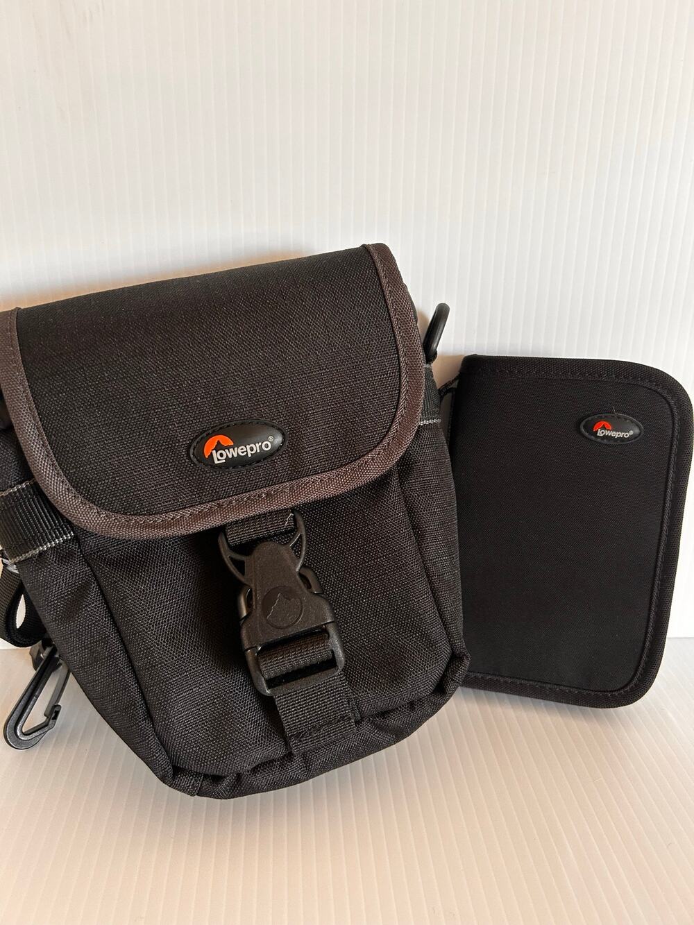 Lowepro SlipLock Pouch 50 AW Camera Bag + Memory Card Wallet Bundle
